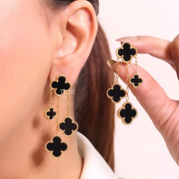 Black Clover danglers 4 petals
