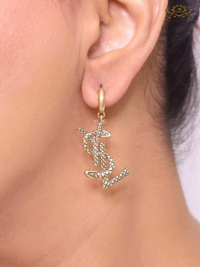 Alphabet Y antique dangles