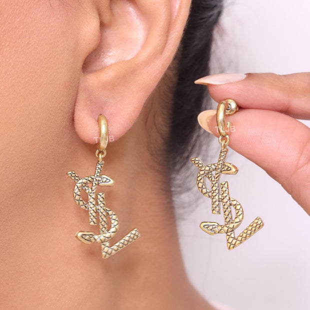 Alphabet Y antique dangles
