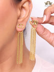 Alphabet CD link chain tassels