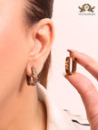 Alphabet Y brown enamel hoops