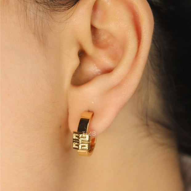 Alphabet G chunky hoops