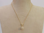 Cz medusa ball pendant