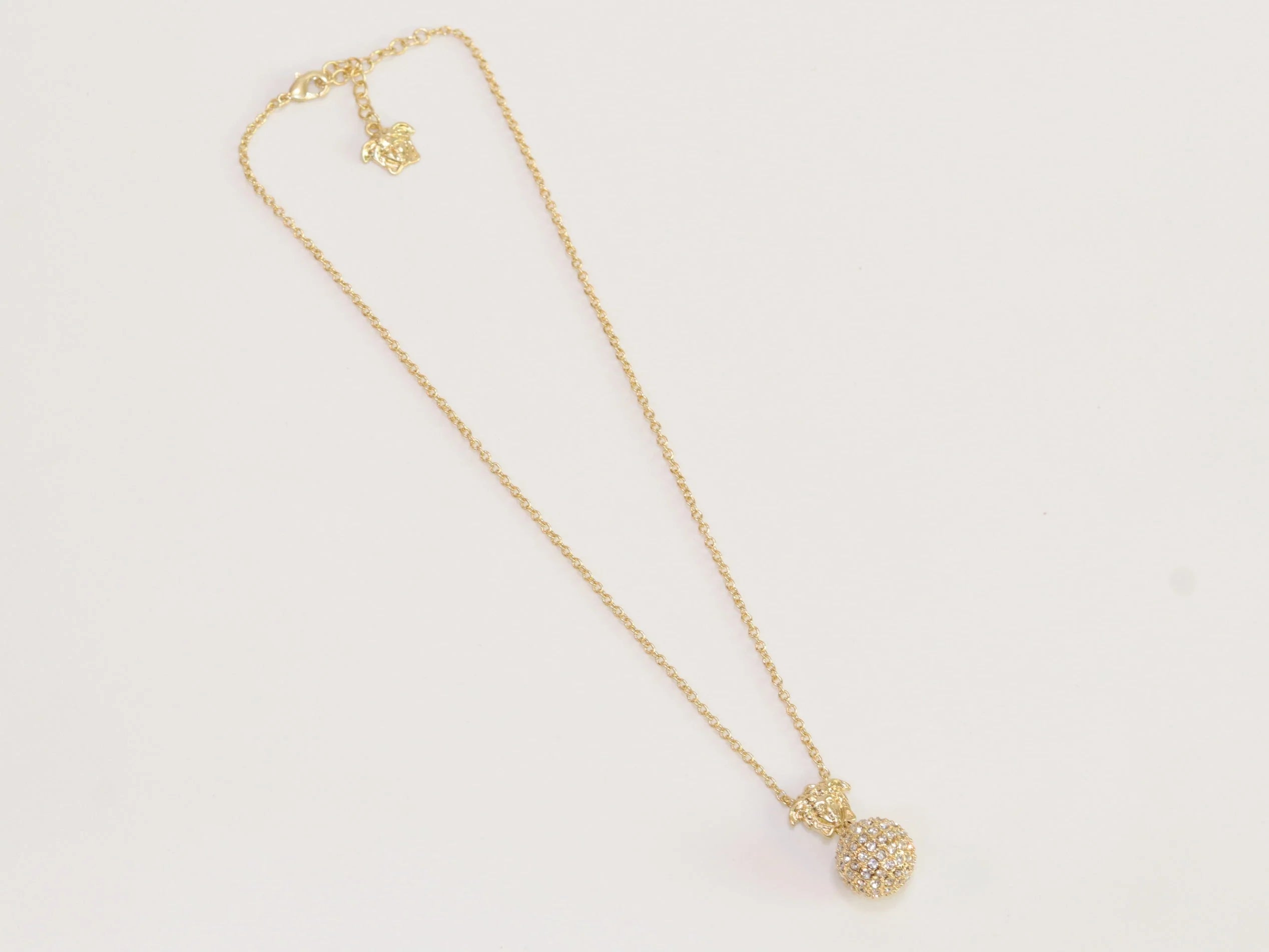 Cz medusa ball pendant