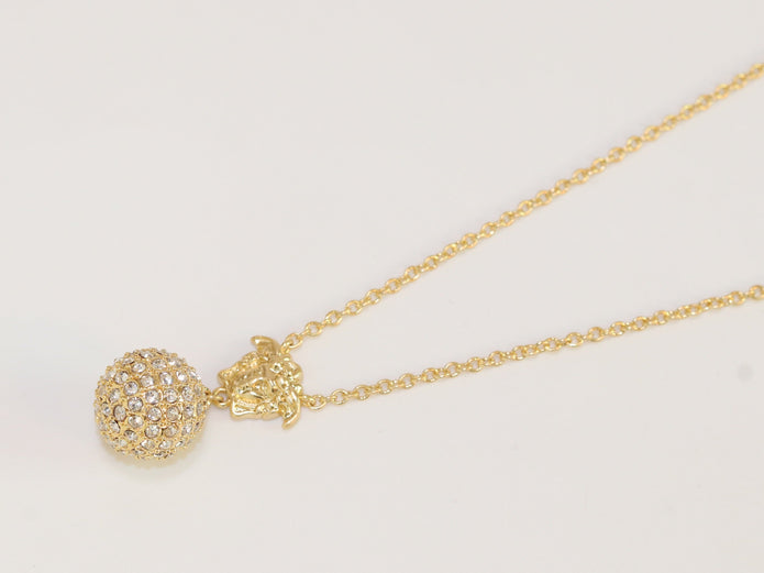 Cz medusa ball pendant