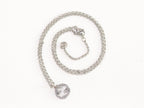 Double G Pendant in silver chain