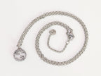 Double G Pendant in silver chain