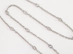 Oxidised silver double G pendant