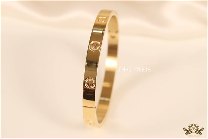 Women's Gold Plated love bracelet with screws