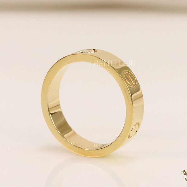 4.5mm gold plated band with screws
