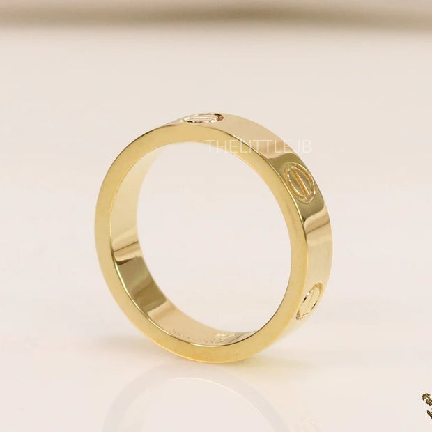 4.5mm gold plated band with screws