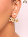 Pearl ad Cz alphabet studs