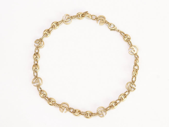 Double G gold plated chain
