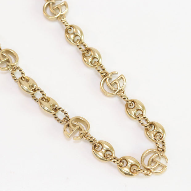 Double G gold plated chain