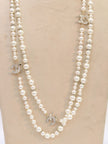 Double C pearl long chain