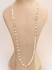 Double C small pearl chain