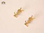 alphabet Y S L mini Antique Studs