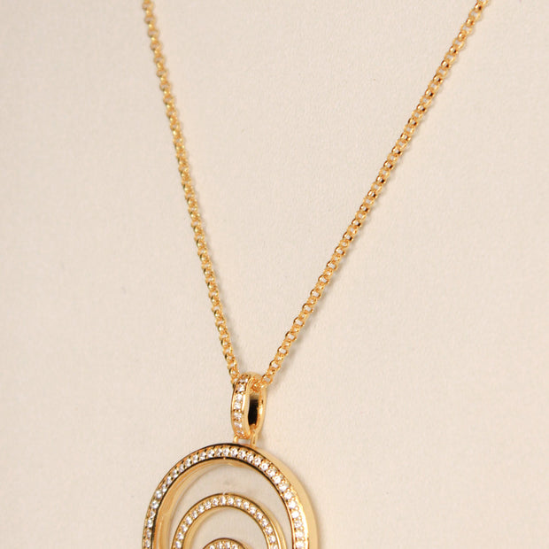 gold swirl necklace CHPRD