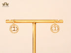 Alphabet CD Halo Drops gold