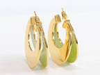 The Double Hoops - Green
