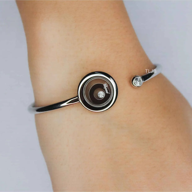 Platinum Orbit Cuff CHPRD bracelet