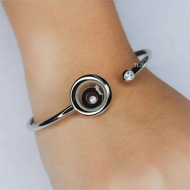 Platinum Orbit Cuff CHPRD bracelet