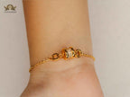 alphabet bvl golden sleek Axis Bracelet