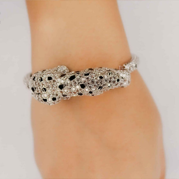 Platinum Panther Diamond Bracelet