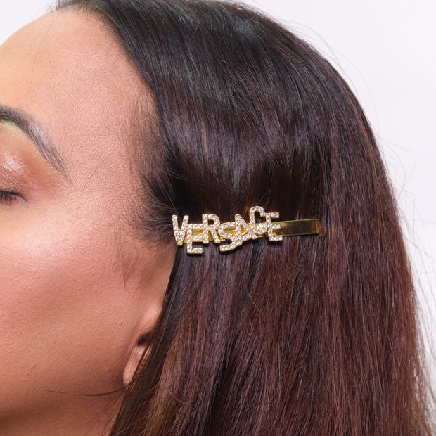 Gold-plated Alphabet Hair Pin