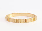 Medusa gold plated open bracelet