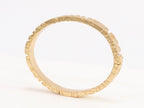 Medusa gold plated open bracelet