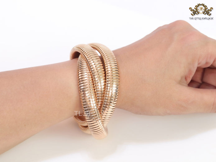 Layered Rose Gold bracelet
