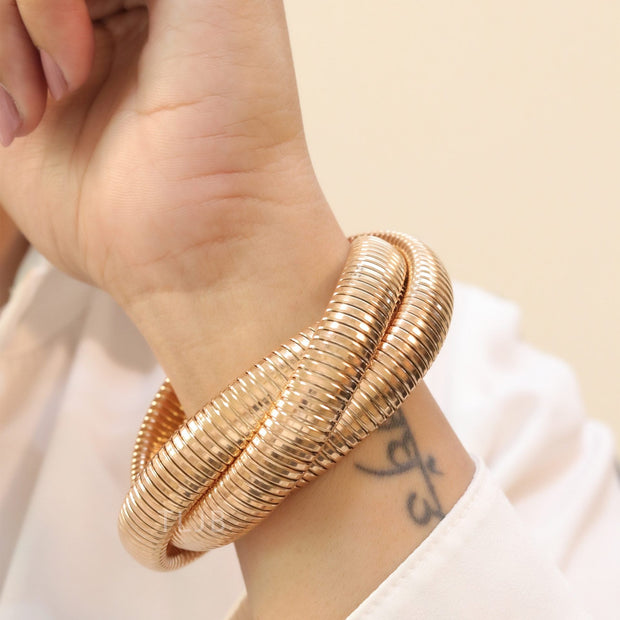 Layered Rose Gold bracelet