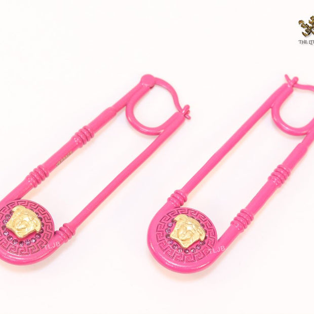 Pink medusa dangles