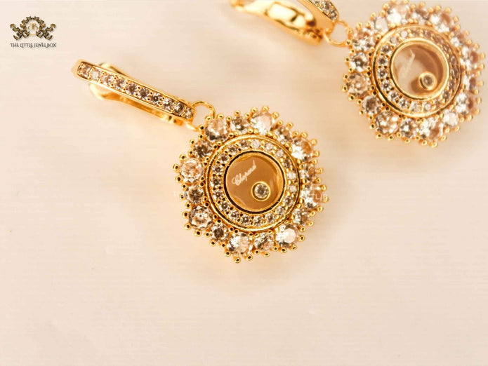 Alphabet CHPD Radiant Gold Bloom Earrings CHPD