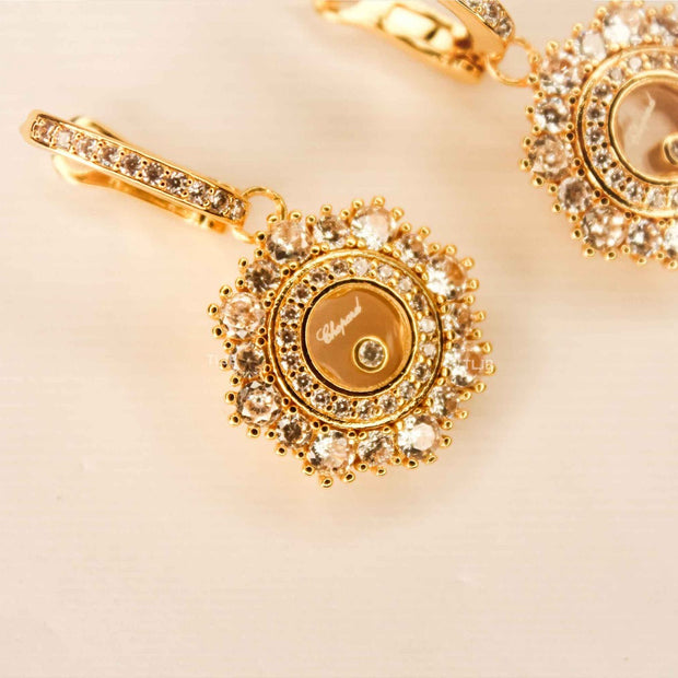 Alphabet CHPD Radiant Gold Bloom Earrings CHPD