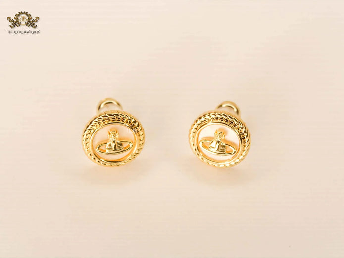 Alphabet VW Celestial Crest Studs