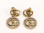 Rustic double G drops