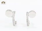 Platinum screw hoops