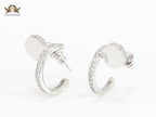 Platinum screw hoops