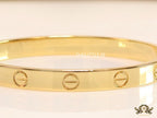 Men's gold all screws oval shaped openable bracelets