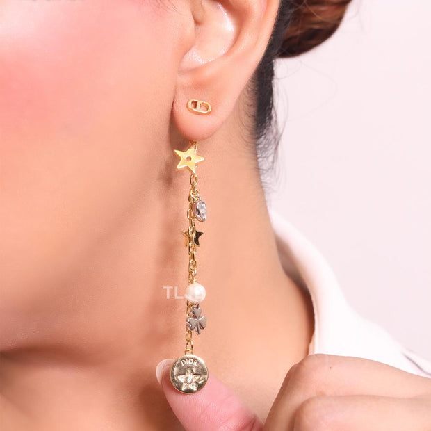 Alphabet CD with charms dangler