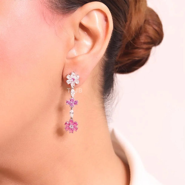 Dainty floral earrings