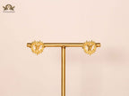 Heart shaped L&V Stud in White MOP & Gold