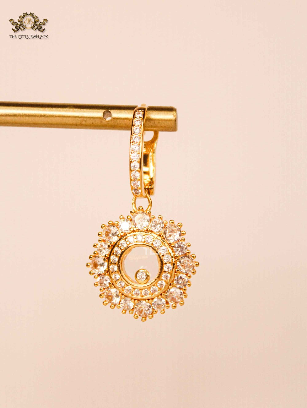 Alphabet CHPD Radiant Gold Bloom Earrings CHPD