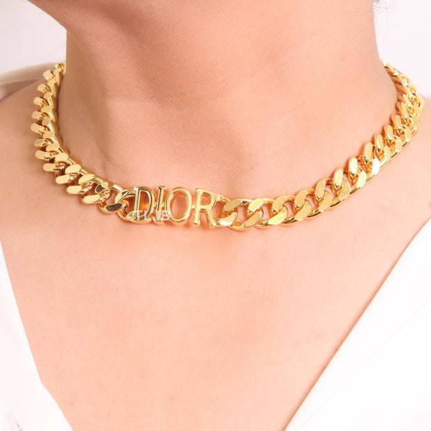 Gold CD link chain