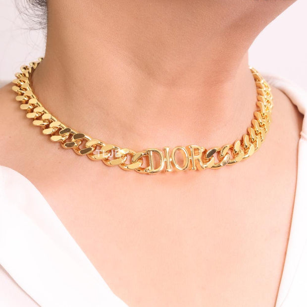 Gold CD link chain