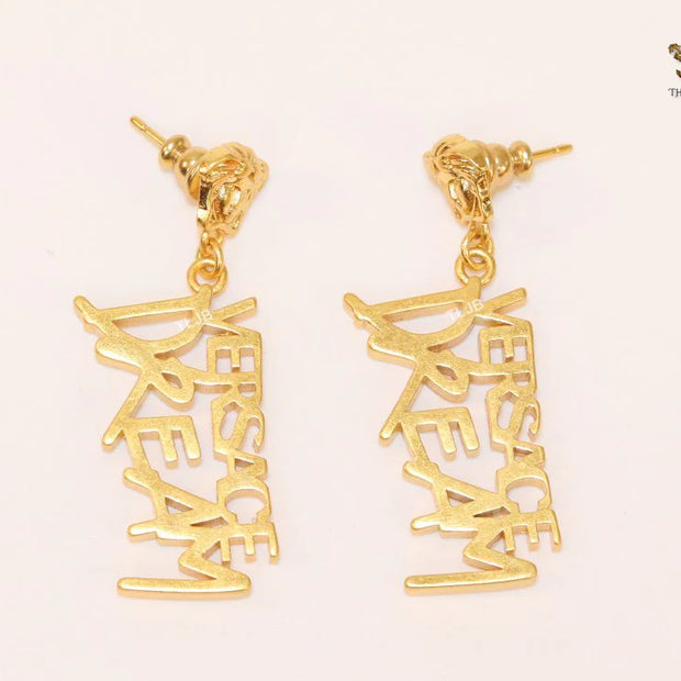 Medusa & alphabet Dream danglers plain