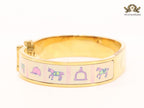Alphabet H multi coloured bracelet