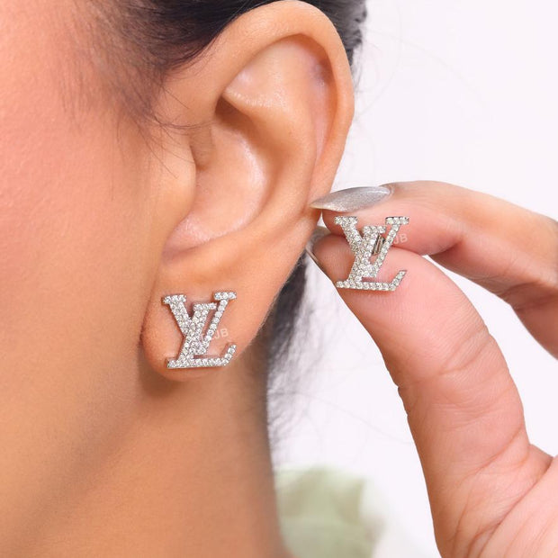Alphabet L platinum CZ
